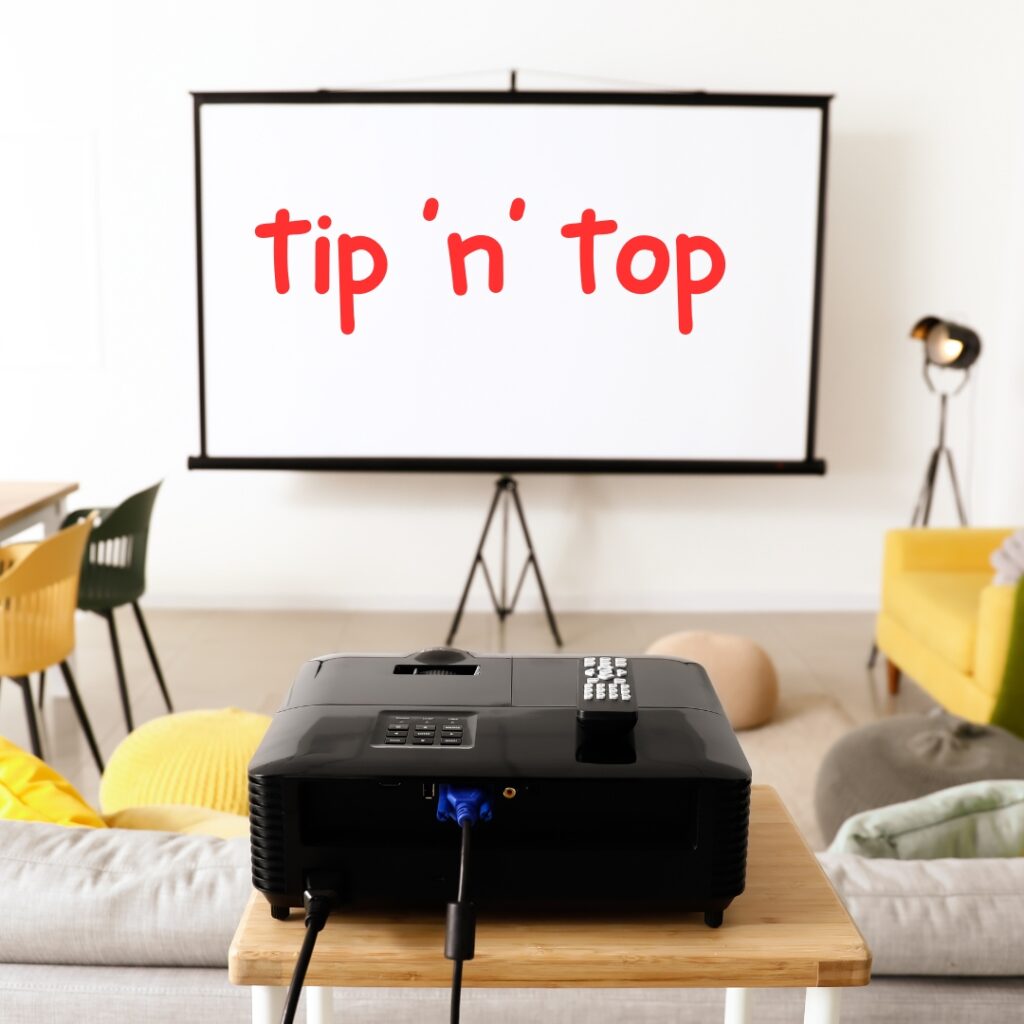 Tip 'n' Top screen