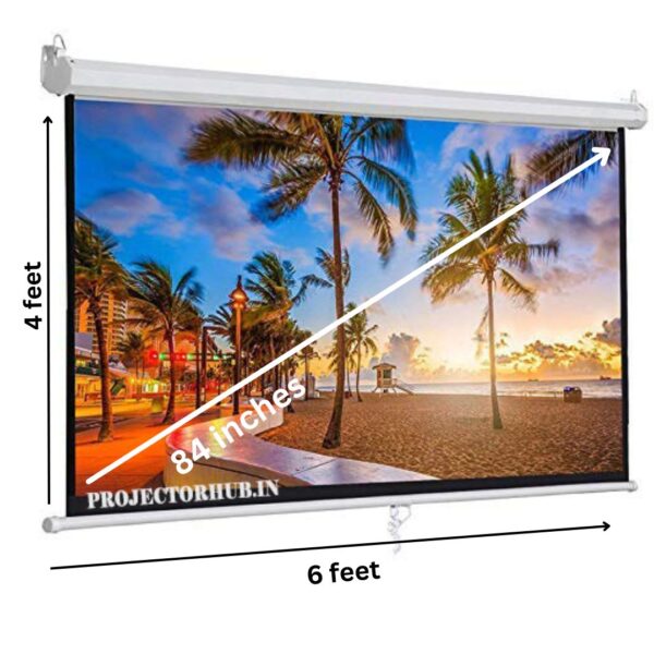 AutoLock Projector Screen 6ft x 4ft