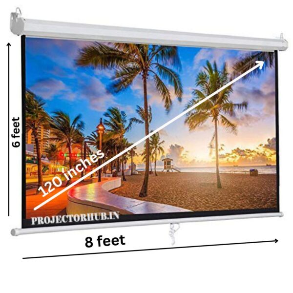 AutoLock Projector Screen 8ft x 6ft