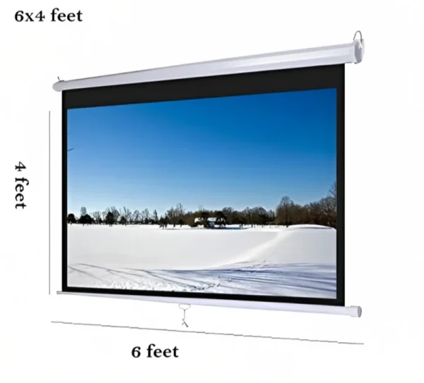 Motorised screen (6×4)
